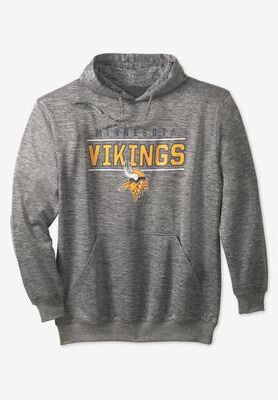 Men's Big & Tall NFL Performance Hoodie by NFL in Minnesota Vikings (Size 4XL)