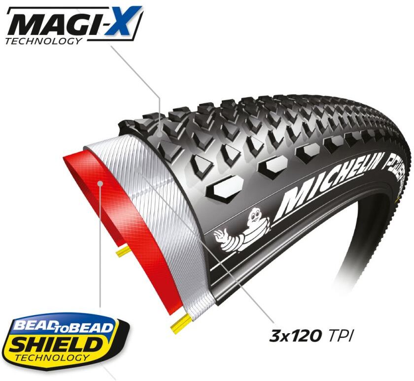 Fahrradreifen MICHELIN Power Gravel 700X33C