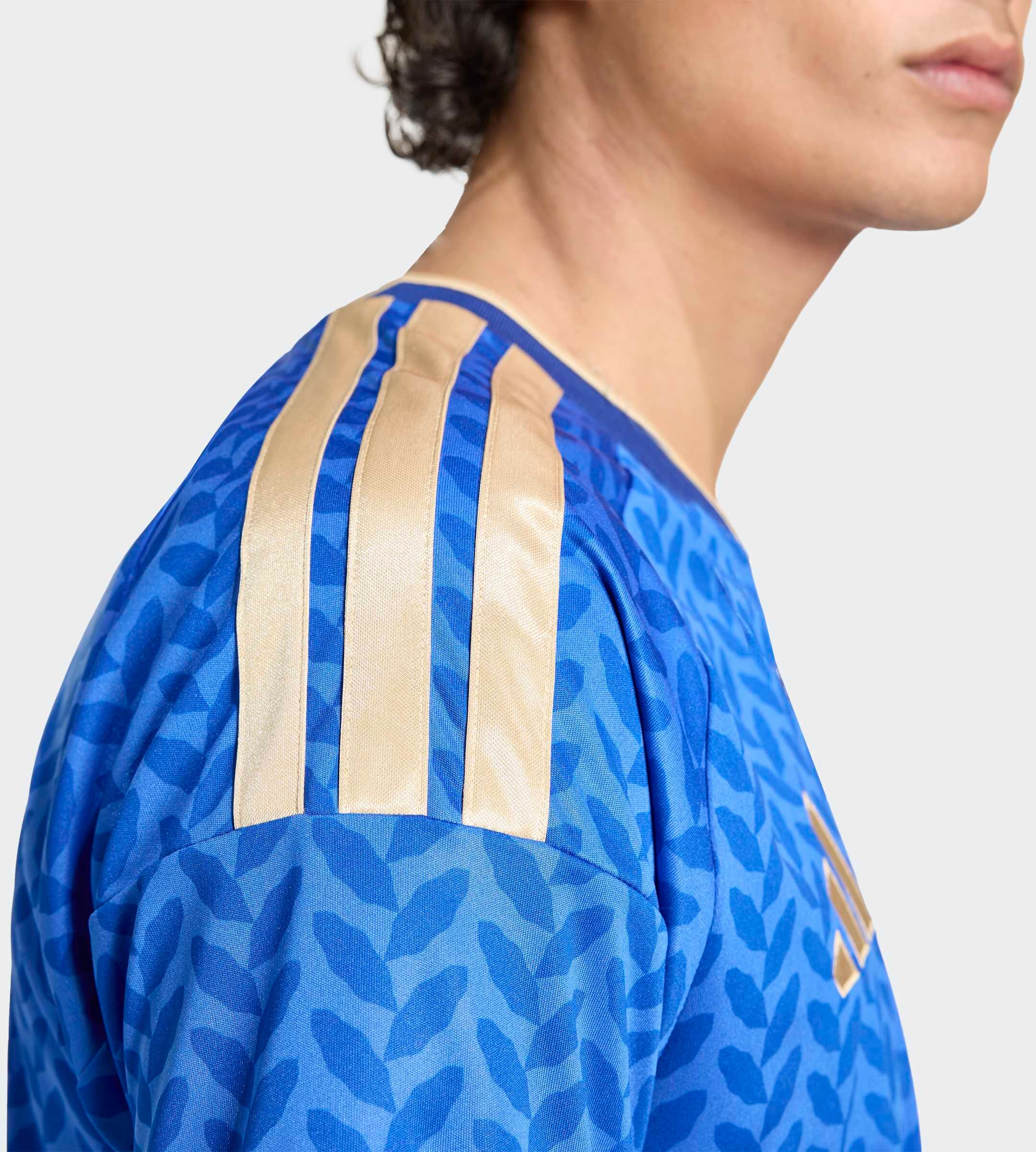 Fussballtrikot ADIDAS PERFORMANCE "ITALIEN 26 HEIMTRIKOT", Herren, Gr. M, bold blau, Obermaterial: 100% Polyester, normal, Rundhals, Trikots Fussballtrikot, für Jugendliche, mit Climacool Technologie, atmungsaktiv bold blau M