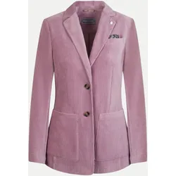 Breitkord-2-Knopf-Blazer Rosa 42
