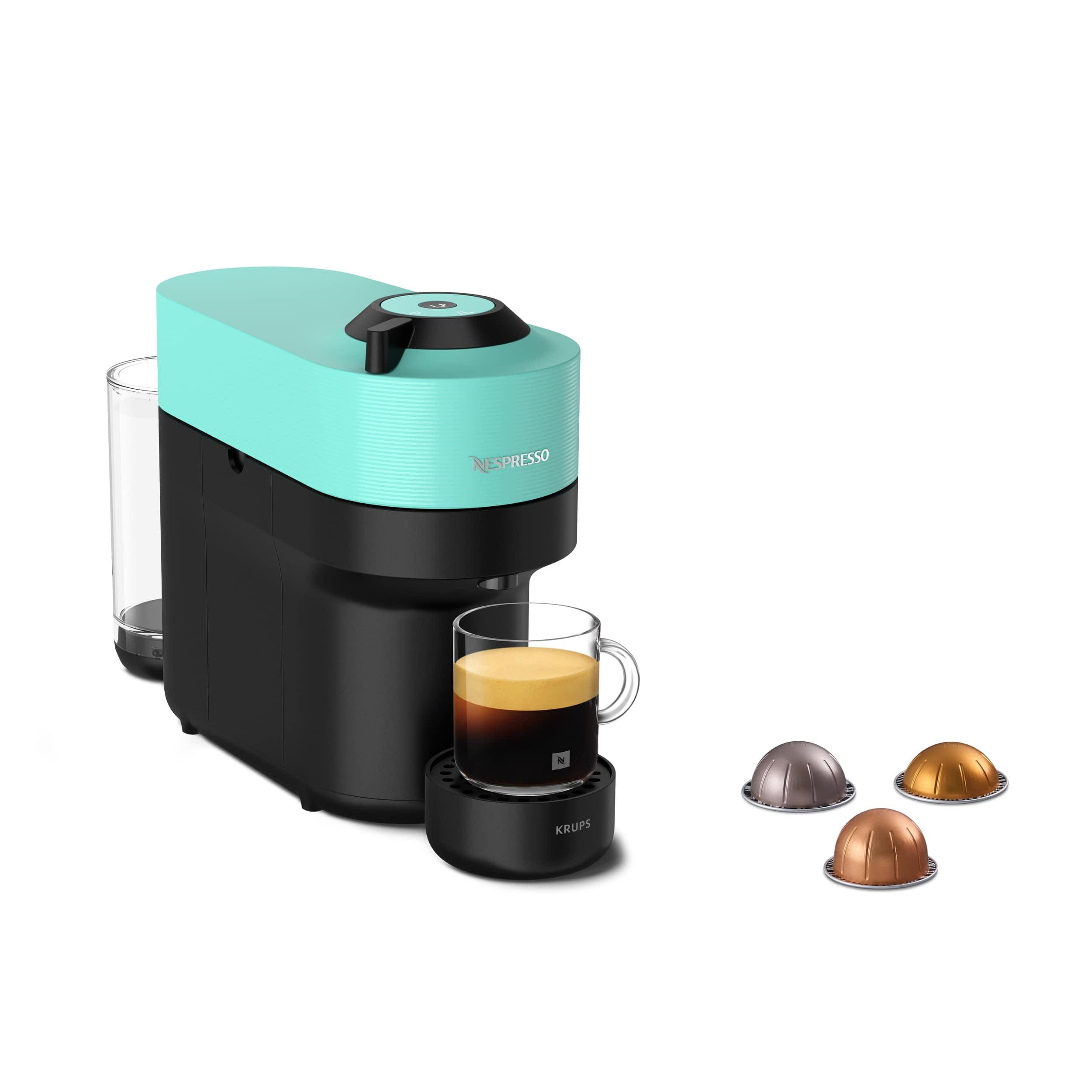 Kaffeekapselmaschine Nespresso VERTUO POP von Krups Aqua Mint XN9204.22