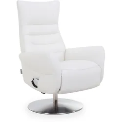 Relaxsessel SANSIBAR NORSHOLM (BT 83x85 cm) - weiß - BT 83x85 cm
