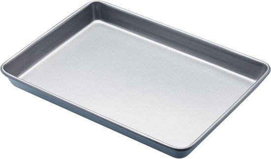 KitchenCraft Braadslee Bakplaat met Anti-aanbaklaag - Zwart - 33 x 24 cm