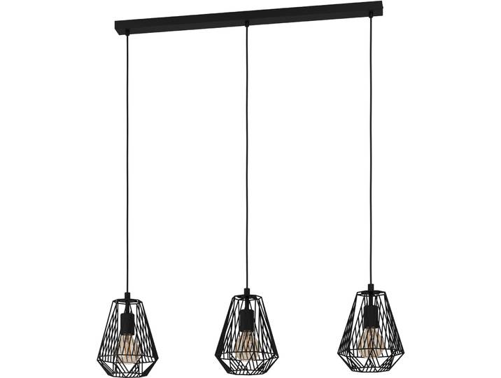 Eglo Pendellampe Stype Schwarz Stahl B 20 cm - Pendellampe