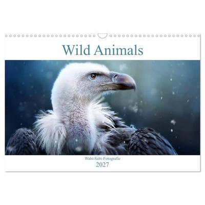 Wild Animals - Wilde Tiere (Wandkalender 2027 DIN A3 quer), CALVENDO Monatskalender