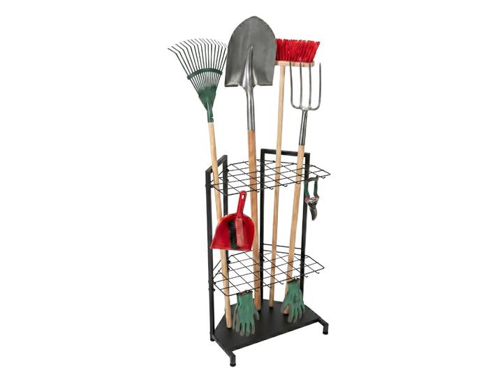 Porte-outils De Jardin Relaxdays\, Pour 34 Outils\, Coins Et Recoins\, Garage Et Abri De Jardin\, Acier\, Noir