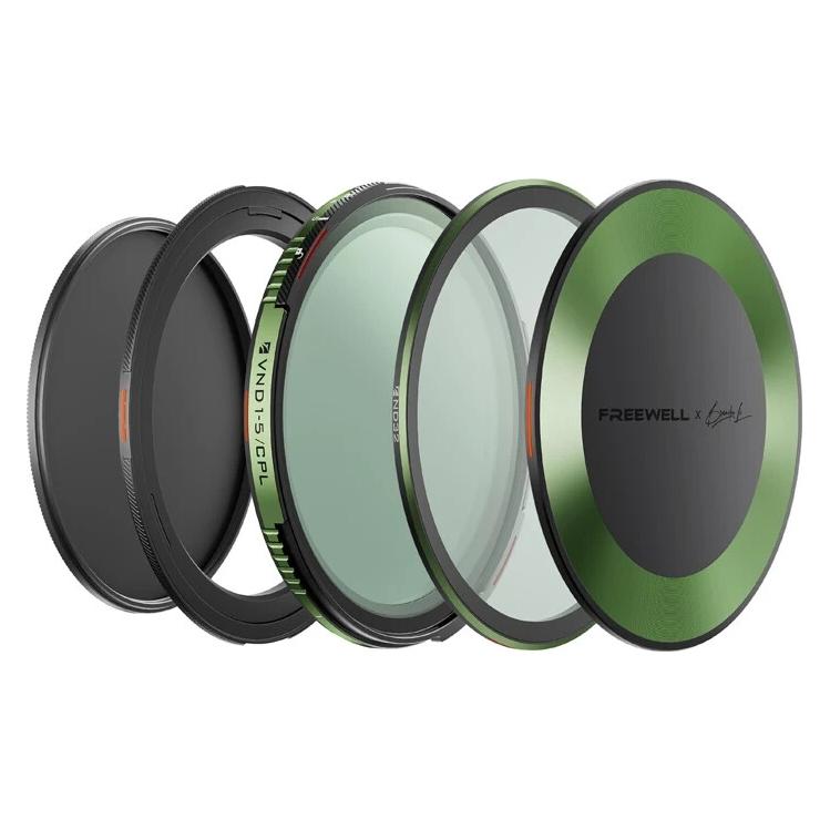 Freewell Variables ND-/CPL-Filter-Set Brandon Li 77 mm (77 mm, ND- / Graufilter, Polarisationsfilter) (FW-BL77-VNDKIT)