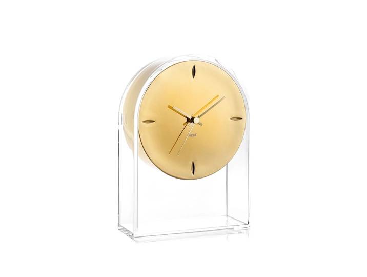 KARTELL horloge de table AIR DU TEMPS (Cristal / Or - techno-polymères termoplastique)