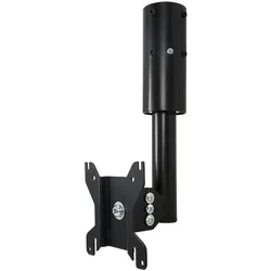 b-tech Screen Mount with Tilt&Swivel (Decke, Tisch, 28", 23 kg), Monitor Halterung, Schwarz