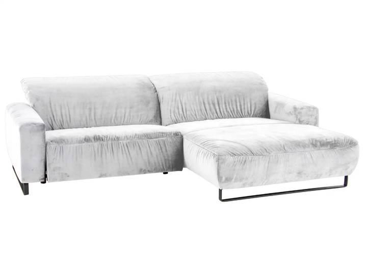 Ecksofa Eindhoven Basic Candy / Farbe: Bianco / Material: Leder Basic