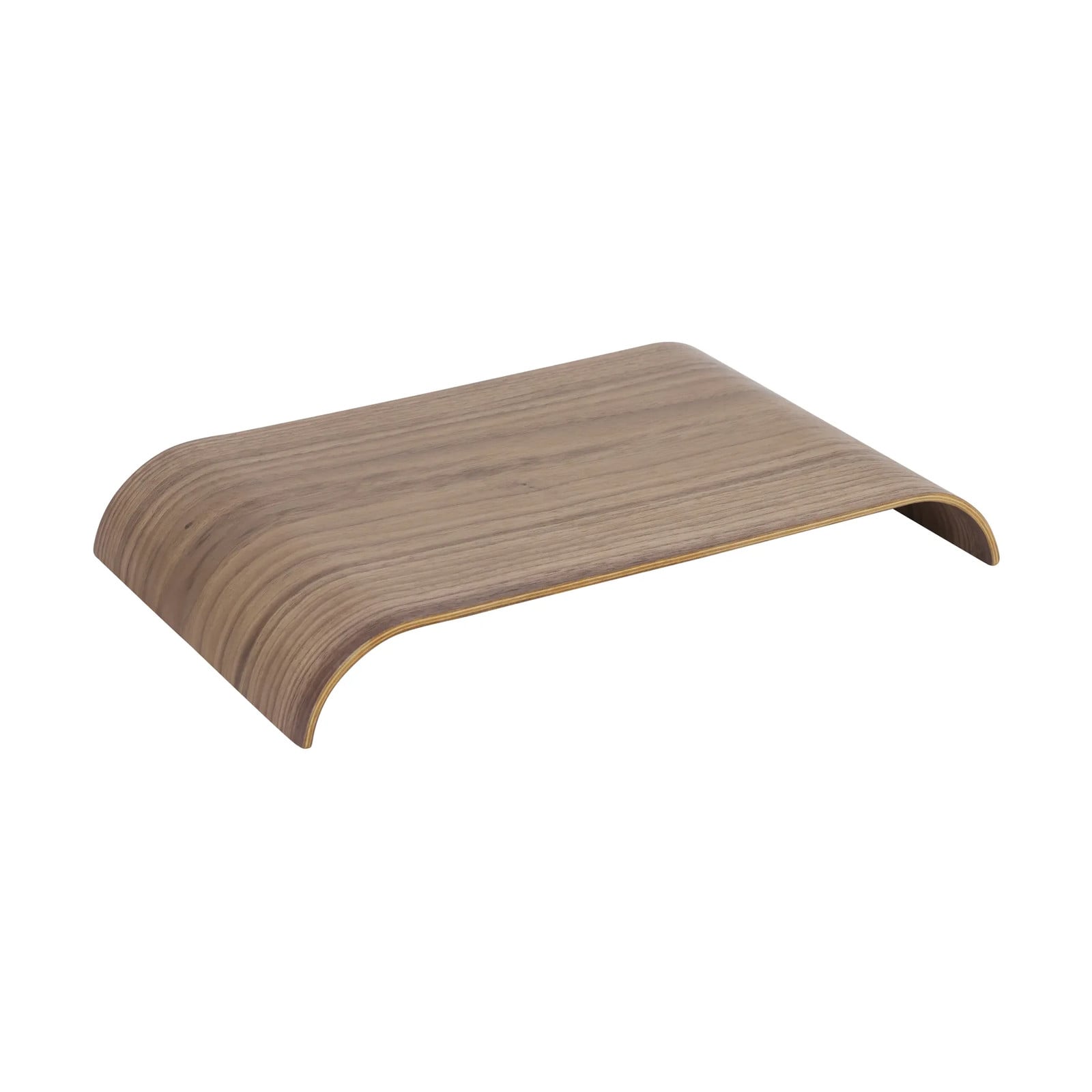 AYTM Curva bovenpaneel voor wandplank, Walnotenhout, Breedte: 40,4 cm
