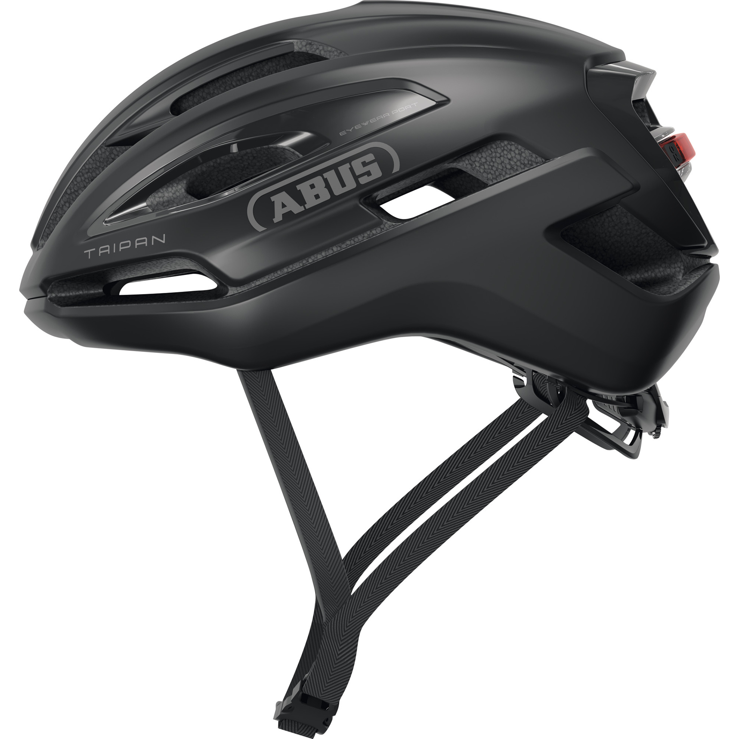 Abus Taipan LED Fahrradhelm Fahrradhelme schwarz Größe 54-58CM Rennrad | Gravel