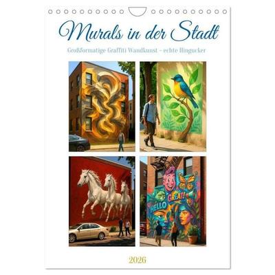 Murals in der Stadt (Wandkalender 2026 DIN A4 hoch), CALVENDO Monatskalender
