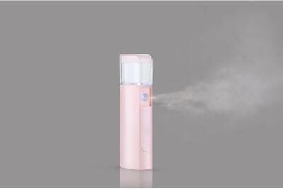 Hand-Held Nano Mist Facial Steamer by Prospera in Pink