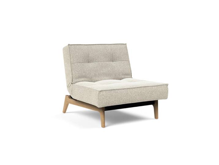 Klappsessel Splitback Eik Innovation Living weiß, Designer Per Weiss, Oliver & Lukas WeissKrogh, 90x80x96 cm