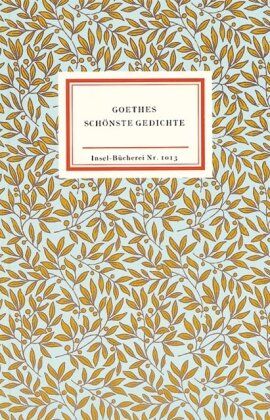 Goethe, Johann Wolfgang - Goethes schönste Gedichte (Insel Bücherei) - Preis vom 11.10.2026 03:10:56 h