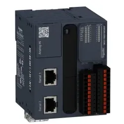 Schneider Electric TM221M16RG SPS-Steuerung, Modicon M221, Buchformat, 16 E/A, Modbus, 24 VDC, Relaisausgänge, Federzugklemmen