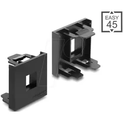 DELOCK 81669 - Easy 45 Modul Keystone Halterung 45 x 45 mm, schwarz