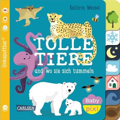 Baby Pixi (unkaputtbar) 114: Tolle Tiere, Taschenbuch von , Carlsen, 978-3-551-06229-1
