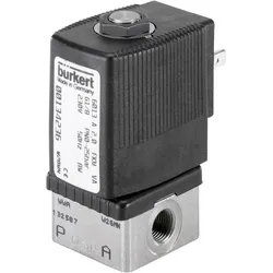 Bürkert 2/2-Wege-Klein-Magnetventil, direktwirkend, Elektronikzubehör + Gehäuse