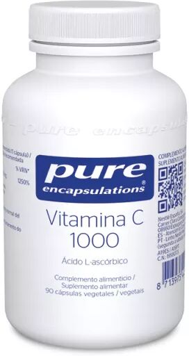 Pure Encapsulations Vitamina C x90 Cápsulas de 1000 mg
