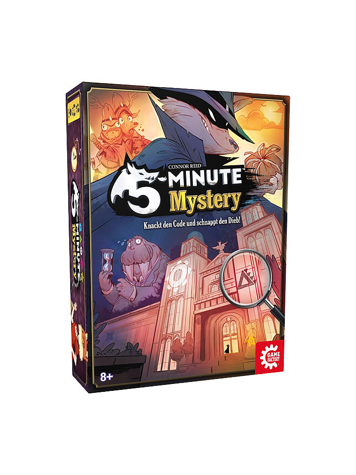 Game Factory Kartenspiel "5 Minute Mystery" - ab 8 Jahren - onesize