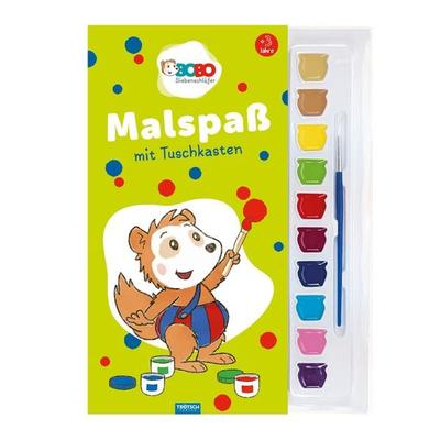 Trötsch Bobo Siebenschläfer Malspaß mit Tuschkasten, Taschenbuch von , Trötsch Verlag GmbH & Co. KG, 978-3-96552-827-7