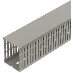 OBO 6132514 Verdrahtungskanal METRA Set 80x60 7030 Polyvinylchlorid steingrau RAL 7030 VDK 8060 sgr  - 2 Meter