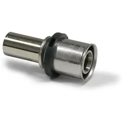 Sanpro Pressfitting Übergang TH Kontur für Kupfer-Fittings, Größe 20x2 - Abgang 18 mm