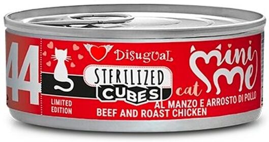 Disugual Cubes Mini-Me 44 Carne e Frango Sterilized Gato 12 un x 85g