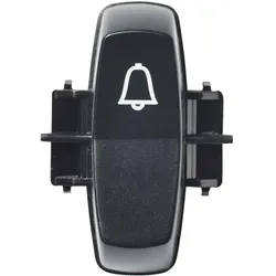 Elso WDE011534 Wippe bedruckt mit Symbol Klingel schwarz RENOVA