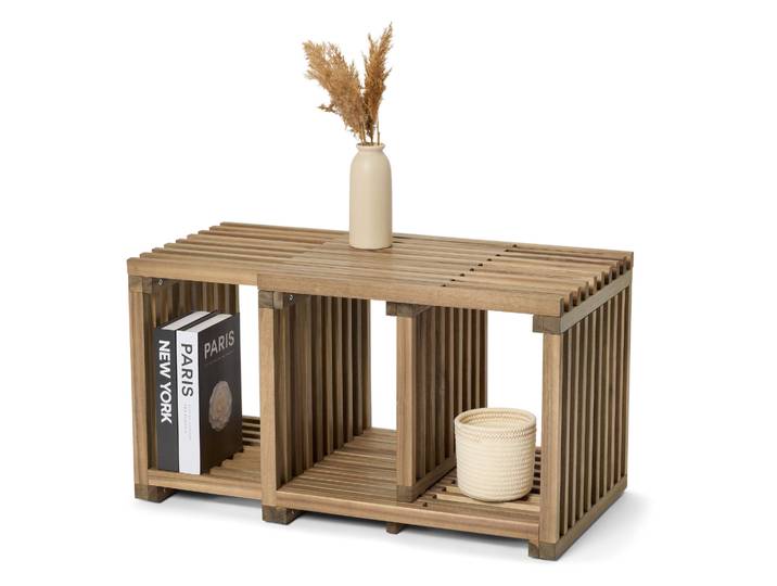 Tchibo - Ausziehbarer Couchtisch »Fleksibel« - 60x42,5x45,5cm - akazie -