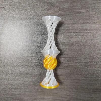 Useful Little Things 3D Printed Impossible Pyramid Fidget Toy white