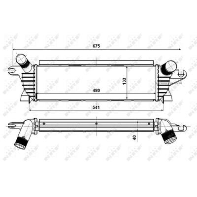 NRF Ladeluftkühler 30511 für RENAULT