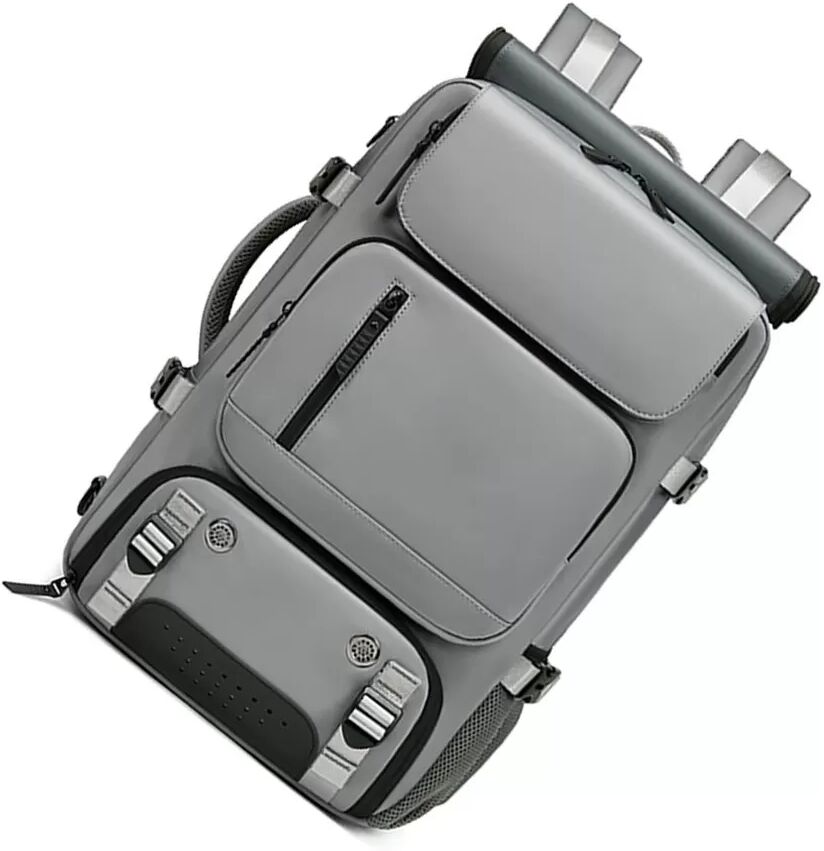 INF Sac à dos de voyage multifonctionnel 16 pouces : Léger, grande capacité, sac convertible Gris foncé