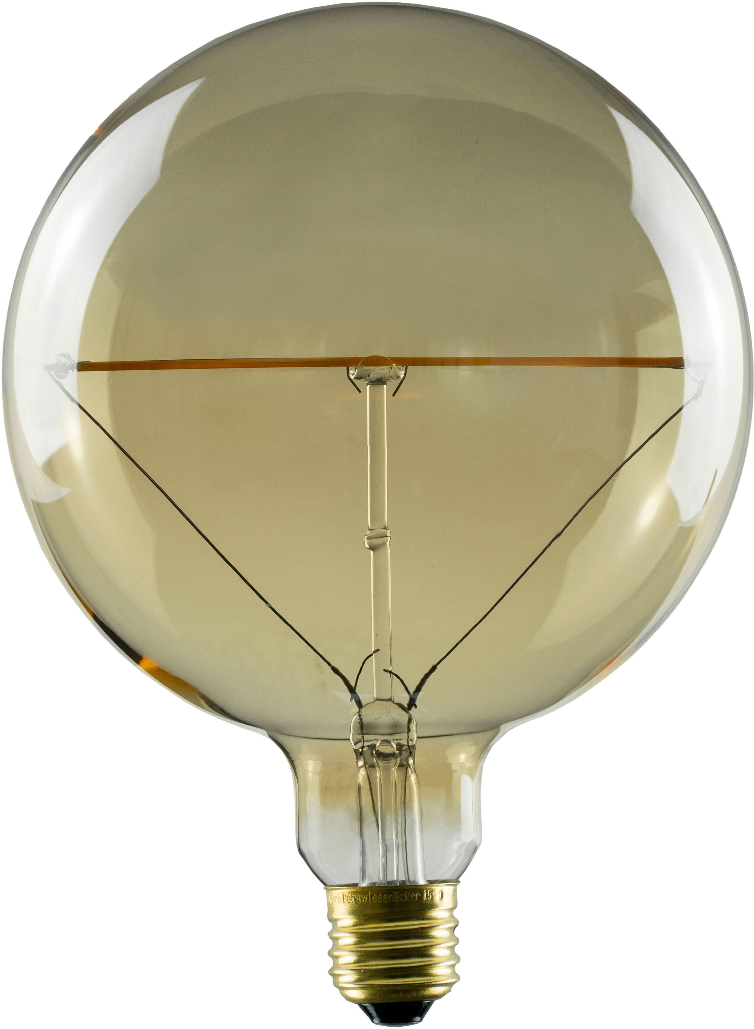SEGULA LED-Leuchtmittel "LED Globe 150 gold - Balance", gold, L:220cm Ø:15cm, Leuchtmittel, LED Globe 150 gold - Balance, E27, 5W, CRI 90, dimmbar