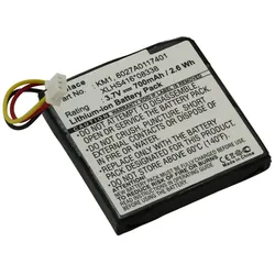 Akku für TOMTOM VIA Live Euro, 3,7 V, 700 mAh, Li-Ionen