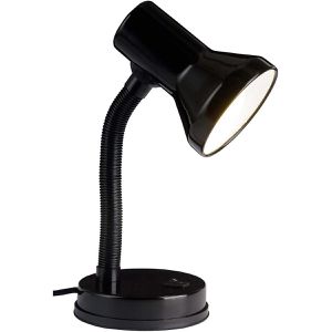 Brilliant Schreibtischlampe Junior, mit E27-Fassung, mit Standfuß, schwarz
