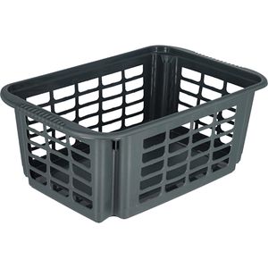 Rotho Aufbewahrungskorb Reverso, 10L, 38,5 x 15 x 26 cm, Kunststoff, anthrazit