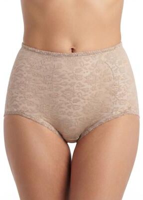 Plus Size Women's V Shaped Leg Panty Brief Extra Firm Shaping Style 41 by Rago in Mocha (Size 8X)