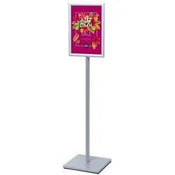 SHOWDOWN Displays Showdown Infoständer Design Standard - DIN A3 - Aluminium / Stahl - Silber