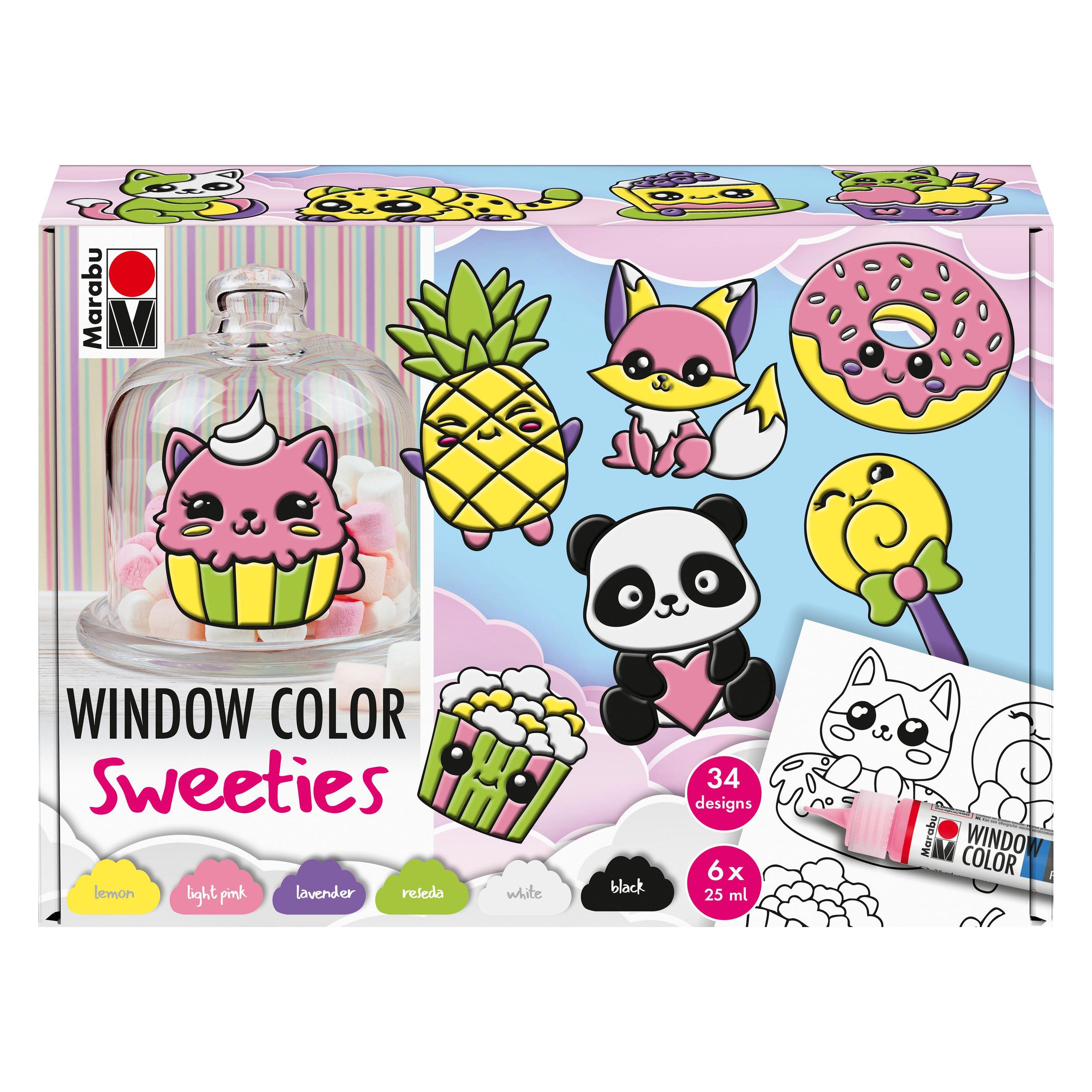 Magni Marabu Window Color Sweeties 6x25ml (150 ml) (0406000000122)