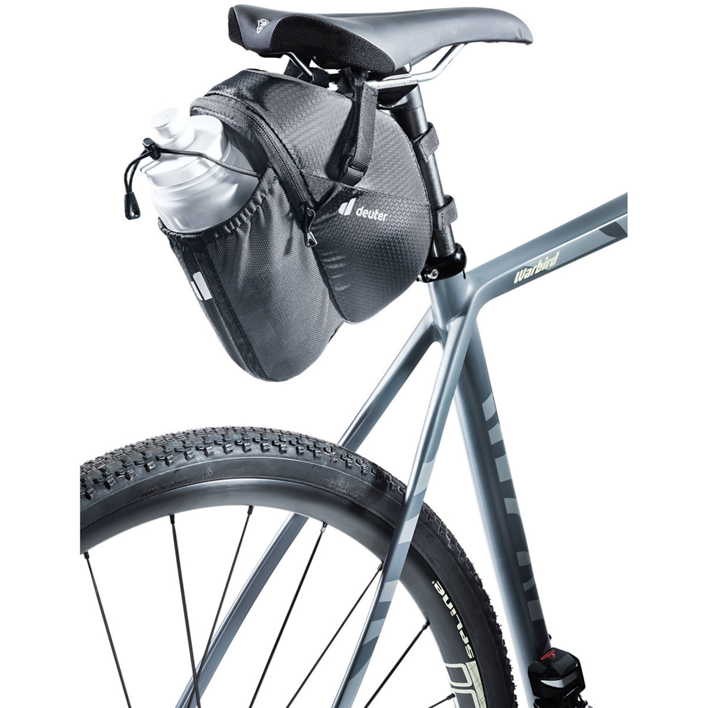 Deuter Bike 1.2 + Bottle Fahrradtaschen schwarz Größe 1.2L Camping