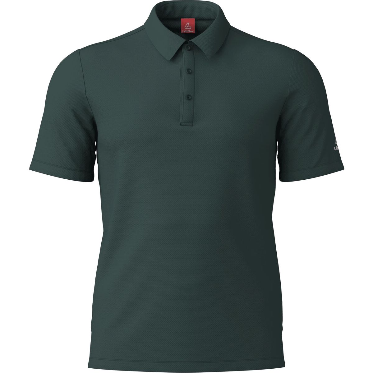 Löffler Men Poloshirt Tencel(tm) CF forest (365) 58 24719-365-58