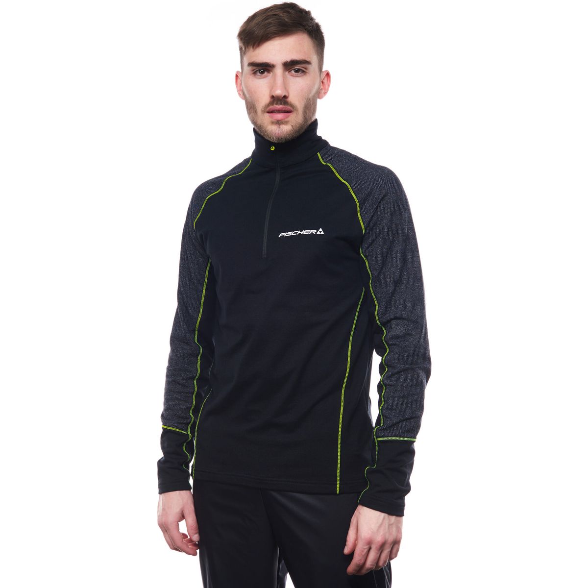 Fischer Skate Skishirt Turtleneck black S G82522-S