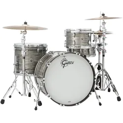 Gretsch USA Brooklyn 24" Grey Oyster Shellset - Schlagzeug