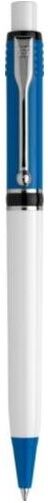 Stylo à bille personnalisable Raja Norina nickel plastique ABS bleu