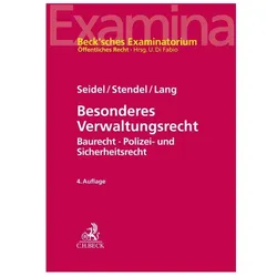Seidel:Besonderes Verwaltungsrecht, Fachbücher von Ekkehart Reimer, Markus Möstl, Achim Seidel, Robert Stendel, Rudi Lang