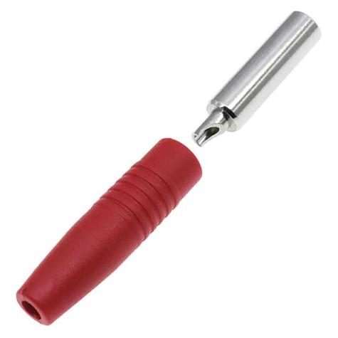 RS PRO 4 mm Bananenbuchse Rot, Kontakt vernickelt, 30V / 24A, Lötanschluss (2080246)