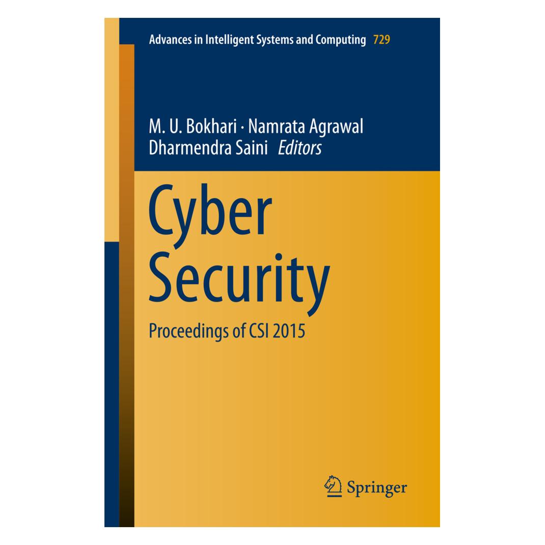 Springer Cyber Security (Englisch, Softcover, Dharmendra Saini, M. U. Bokhari, Namrata Agrawal) (55968620)